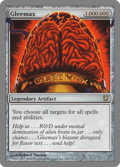 Gleemax UNH-121 Unhinged Magic card