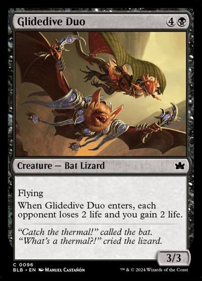 Glidedive Duo 96 Bloomburrow Magic card