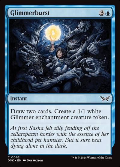 Glimmerburst DSK-62 Duskmourn: House of Horror Magic card