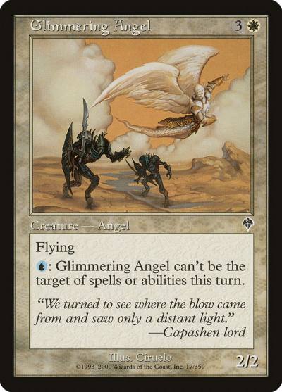 Glimmering Angel 17 Invasion Magic card
