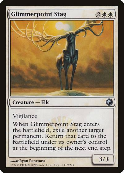Glimmerpoint Stag SOM-9 Scars of Mirrodin Magic card