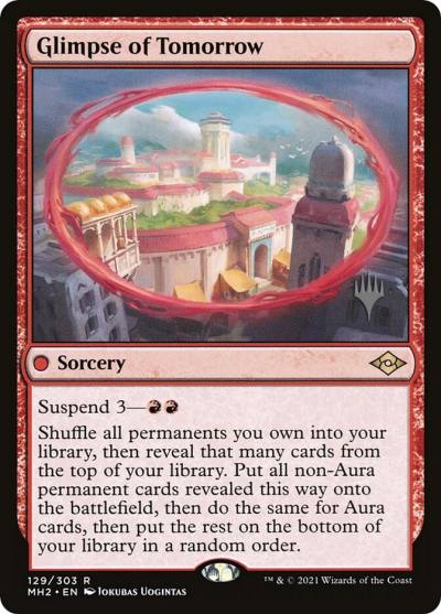 Glimpse of Tomorrow PMH2-129P Modern Horizons 2 Promos Magic card