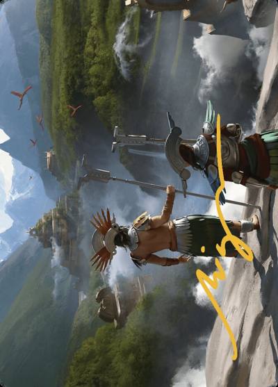 Glimpse the Core // Glimpse the Core ALCI-25 The Lost Caverns of Ixalan Art Series Magic card