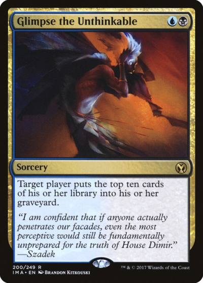 Glimpse the Unthinkable IMA-200 Iconic Masters Magic card