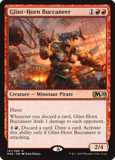 Glint-Horn Buccaneer PM20-141P Core Set 2020 Promos Magic card
