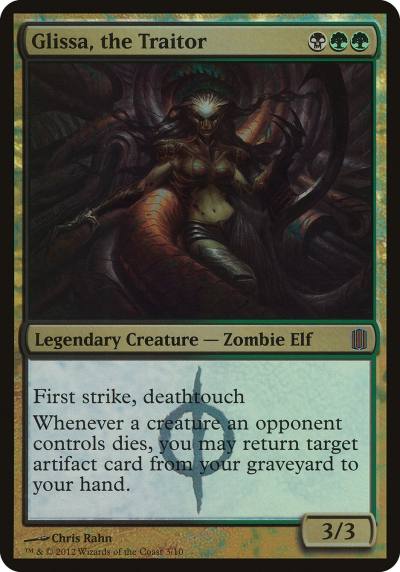 Glissa, the Traitor OCM1-3 Commander's Arsenal Oversized Magic card