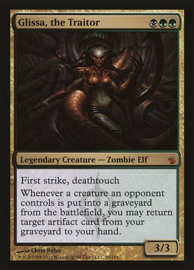 Glissa, the Traitor P11-96 Magic Player Rewards 2011 Magic card