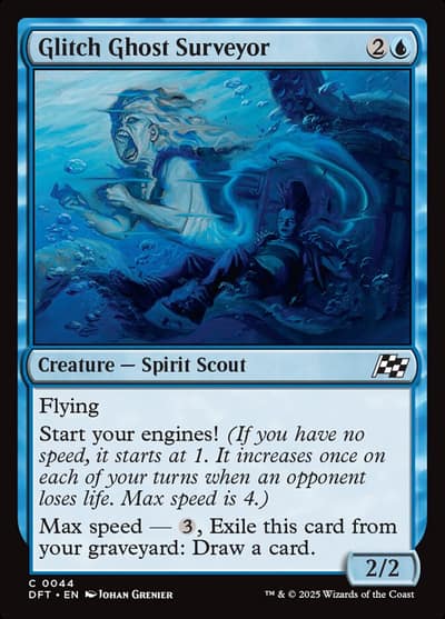 Glitch Ghost Surveyor 44 Aetherdrift Magic card