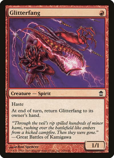 Glitterfang 100 Saviors of Kamigawa Magic card