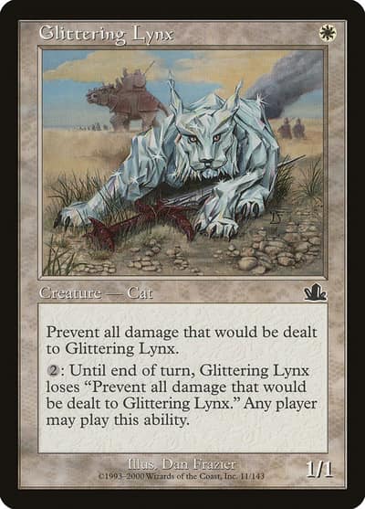 Glittering Lynx 11 Prophecy Magic card