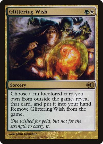 Glittering Wish FUT-156 Future Sight Magic card