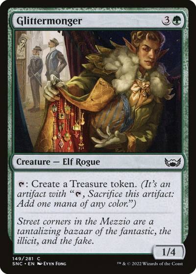 Glittermonger 149 Streets of New Capenna Magic card
