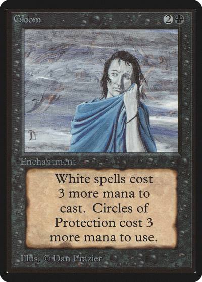 Gloom LEB-111 Limited Edition Beta Magic card