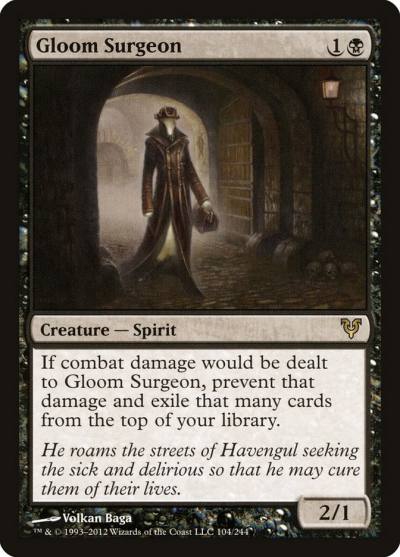 Gloom Surgeon 104 Avacyn Restored Magic card