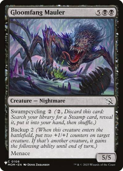 Gloomfang Mauler PLST-MOM-108 The List Magic card