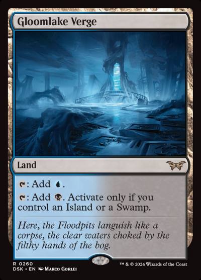 Gloomlake Verge DSK-260 Duskmourn: House of Horror Magic card