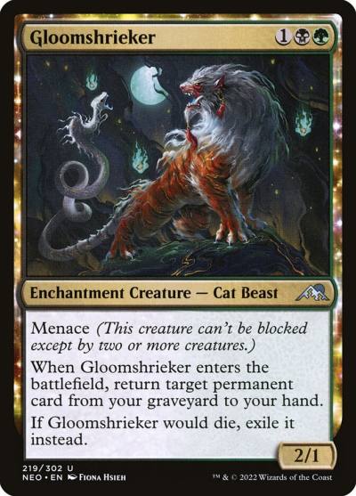 Gloomshrieker NEO-219 Kamigawa: Neon Dynasty Magic card