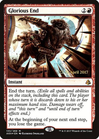 Glorious End PAKH-133S Amonkhet Promos Magic card