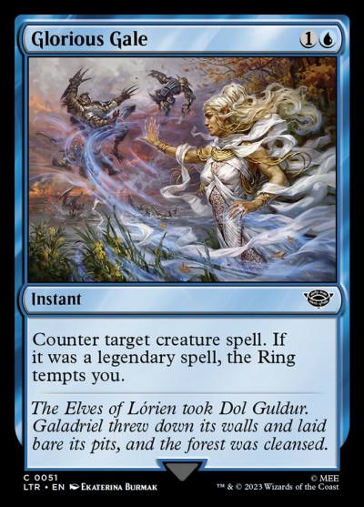 Glorious Gale LTR-51 The Lord of the Rings: Tales of Middle-earth Magic card