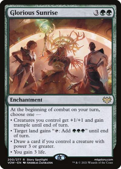 Glorious Sunrise PVOW-200P Innistrad: Crimson Vow Promos Magic card