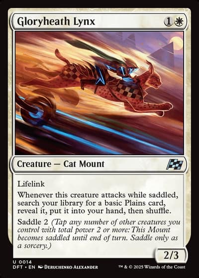 Gloryheath Lynx 14 Aetherdrift Magic card