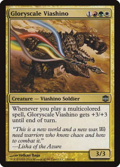Gloryscale Viashino ARB-120 Alara Reborn Magic card
