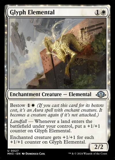 Glyph Elemental MH3-27 Modern Horizons 3 Magic card