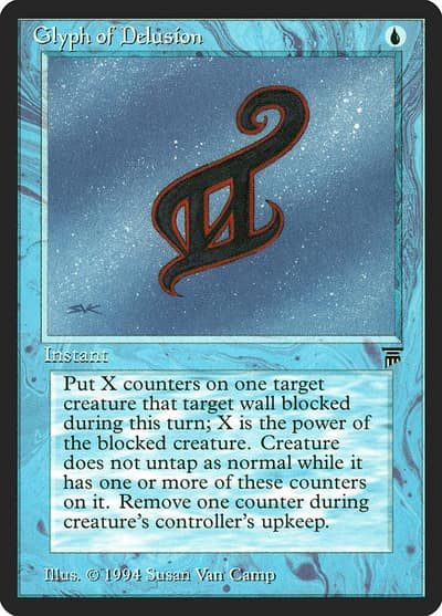 Glyph of Delusion LEG-60 Legends Magic card