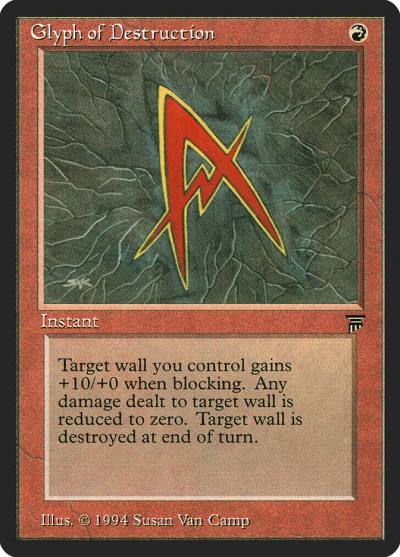 Glyph of Destruction LEG-150 Legends Magic card