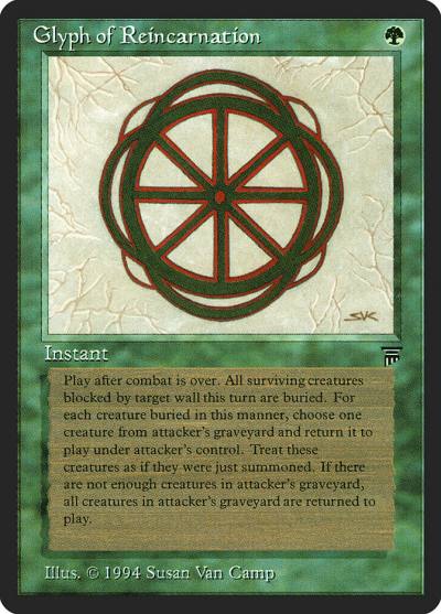 Glyph of Reincarnation LEG-189 Legends Magic card