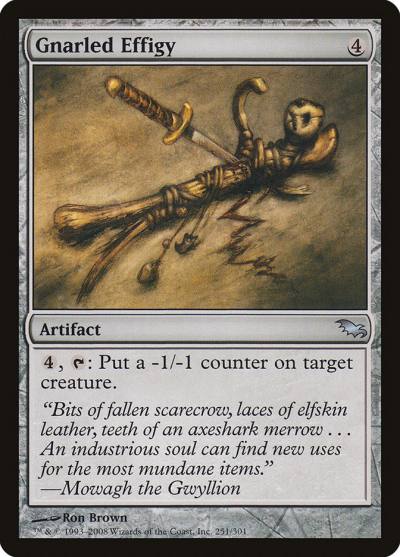 Gnarled Effigy SHM-251 Shadowmoor Magic card