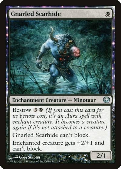 Gnarled Scarhide 72 Journey into Nyx Magic card