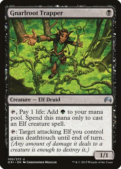 Gnarlroot Trapper 100 Magic Origins Magic card