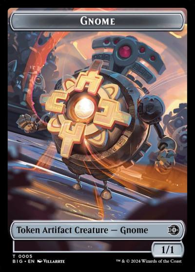 Gnome TBIG-5 The Big Score Tokens Magic card