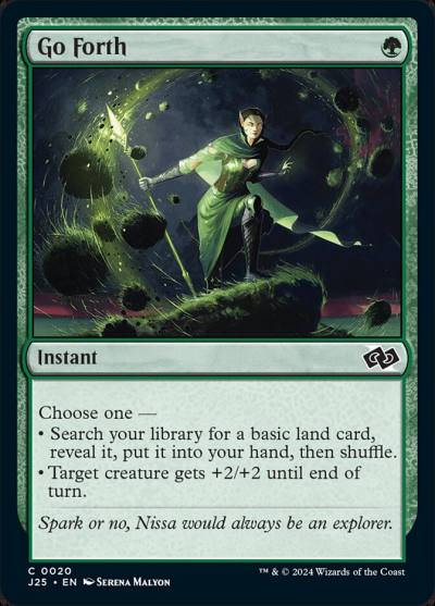 Go Forth J25-20 Foundations Jumpstart Magic card