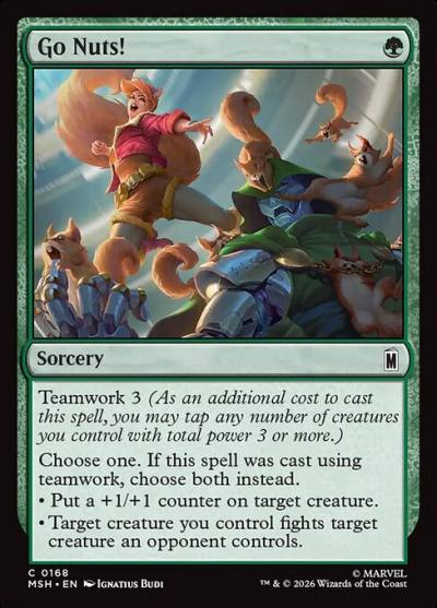 Go Nuts! MSH-168 Marvel Super Heroes Magic card