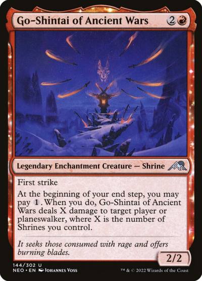 Go-Shintai of Ancient Wars NEO-144 Kamigawa: Neon Dynasty Magic card
