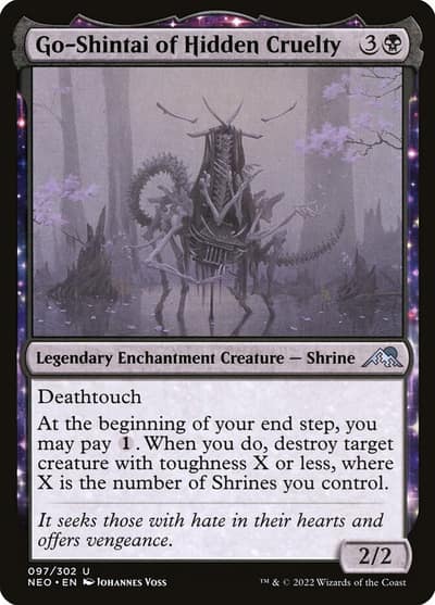 Go-Shintai of Hidden Cruelty 97 Kamigawa: Neon Dynasty Magic card