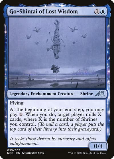 Go-Shintai of Lost Wisdom 55 Kamigawa: Neon Dynasty Magic card