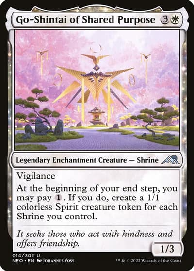 Go-Shintai of Shared Purpose 14 Kamigawa: Neon Dynasty Magic card
