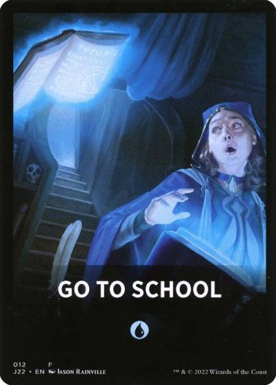 Go to School FJ22-12 Jumpstart 2022 Front Cards Magic card