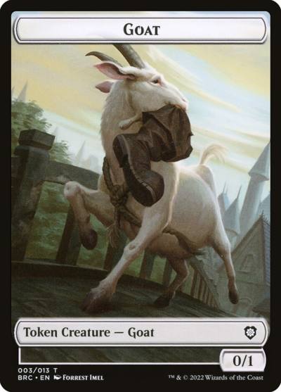 Goat TBRC-3 The Brothers' War Commander Tokens Magic card