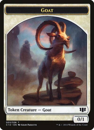 Goat TC14-3 Commander 2014 Tokens Magic card