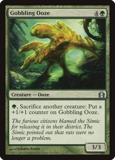 Gobbling Ooze 126 Return to Ravnica Magic card