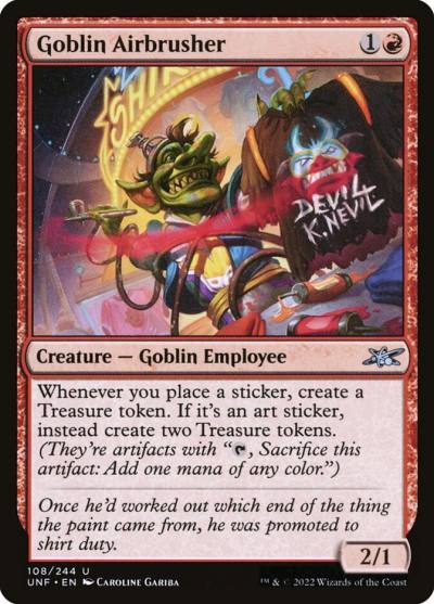 Goblin Airbrusher UNF-108 Unfinity Magic card
