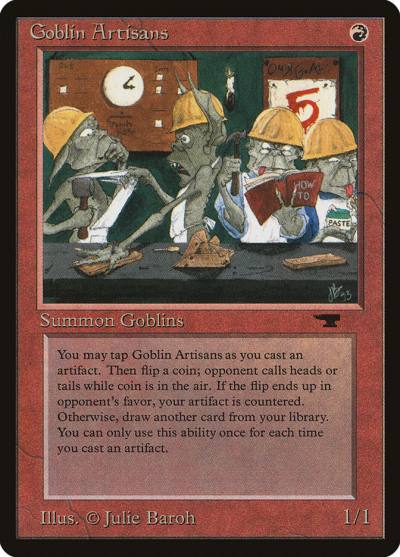 Goblin Artisans ATQ-26 Antiquities Magic card
