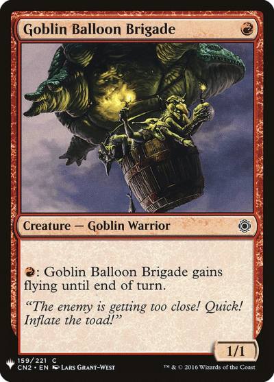 Goblin Balloon Brigade PLST-CN2-159 The List Magic card