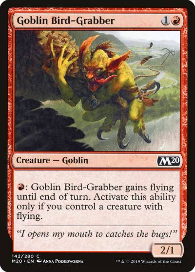 Goblin Bird-Grabber 142 Core Set 2020 Magic card