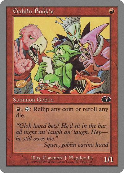 Goblin Bookie UGL-43 Unglued Magic card