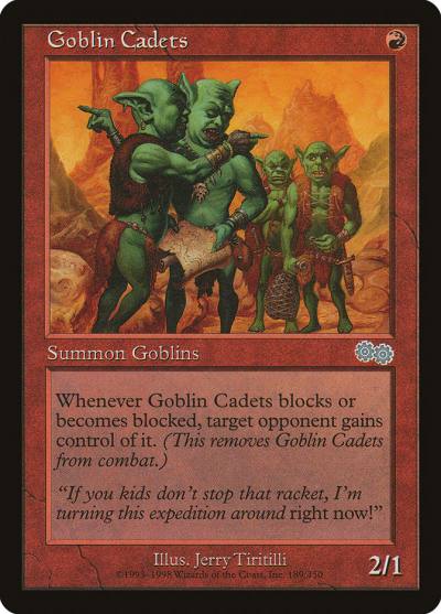 Goblin Cadets USG-189 Urza's Saga Magic card